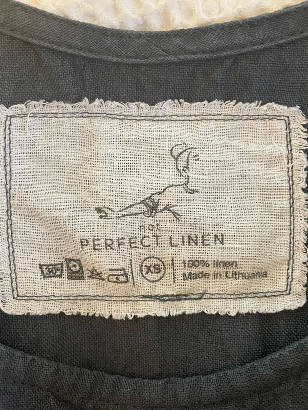 100% Lithuanian Linen Dress, Size XS - Picture 3 of 4